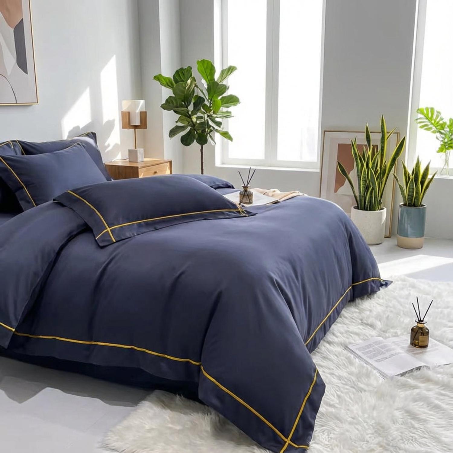 Night In Paris Bedding Set-Duvet Cover Set-Glompi-Glompi