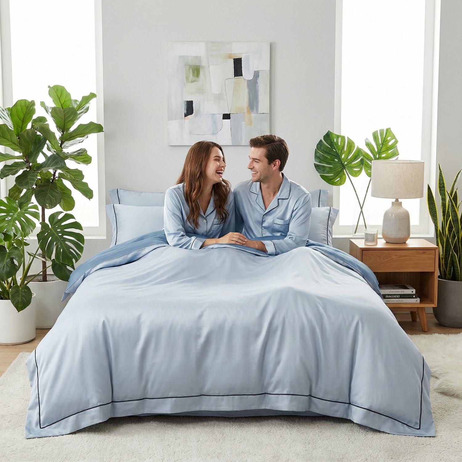 Night In Paris Bedding Set-Duvet Cover Set-Glompi-Glompi