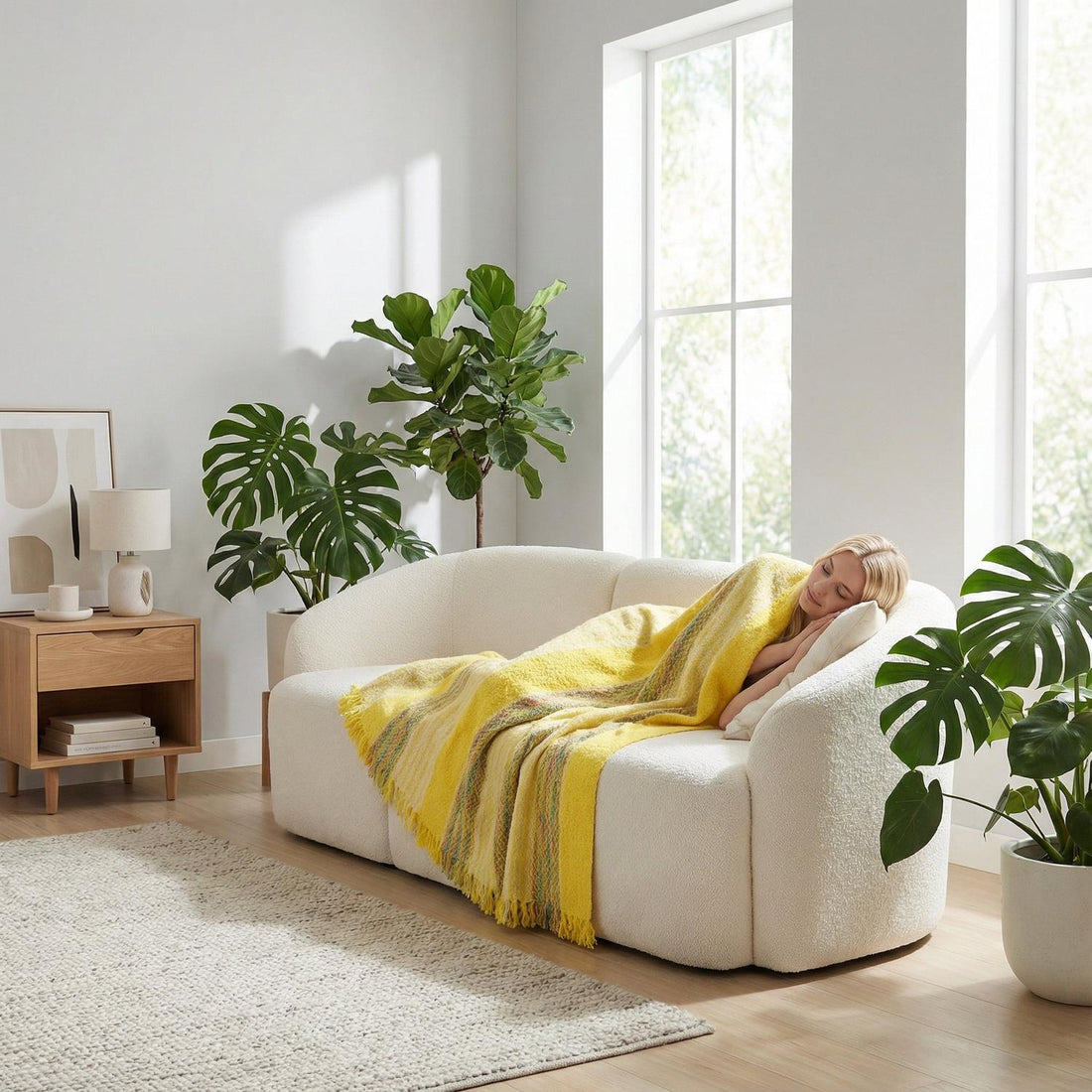 Nordic Charm Throw Blanket