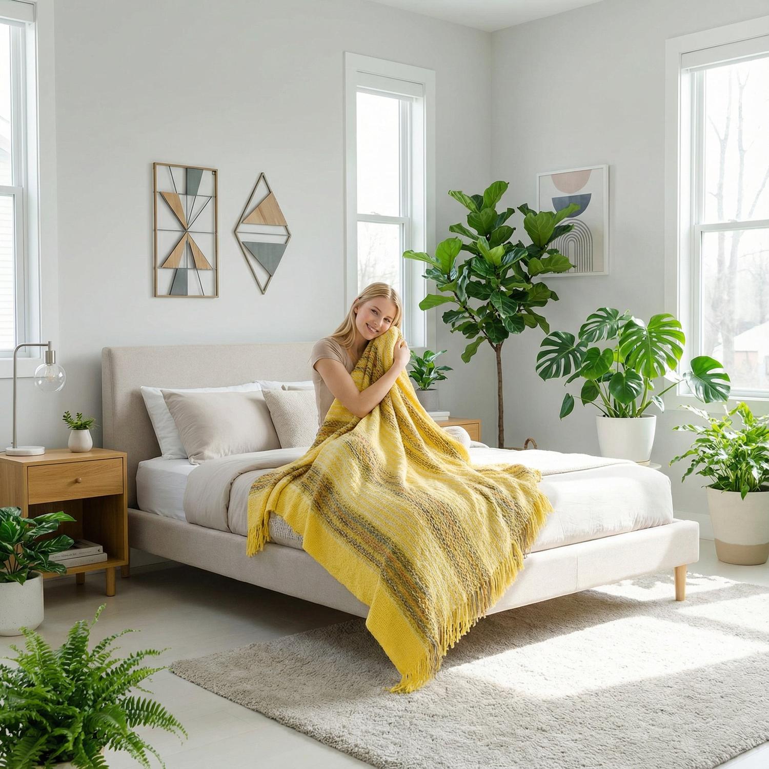 Nordic Charm Throw Blanket