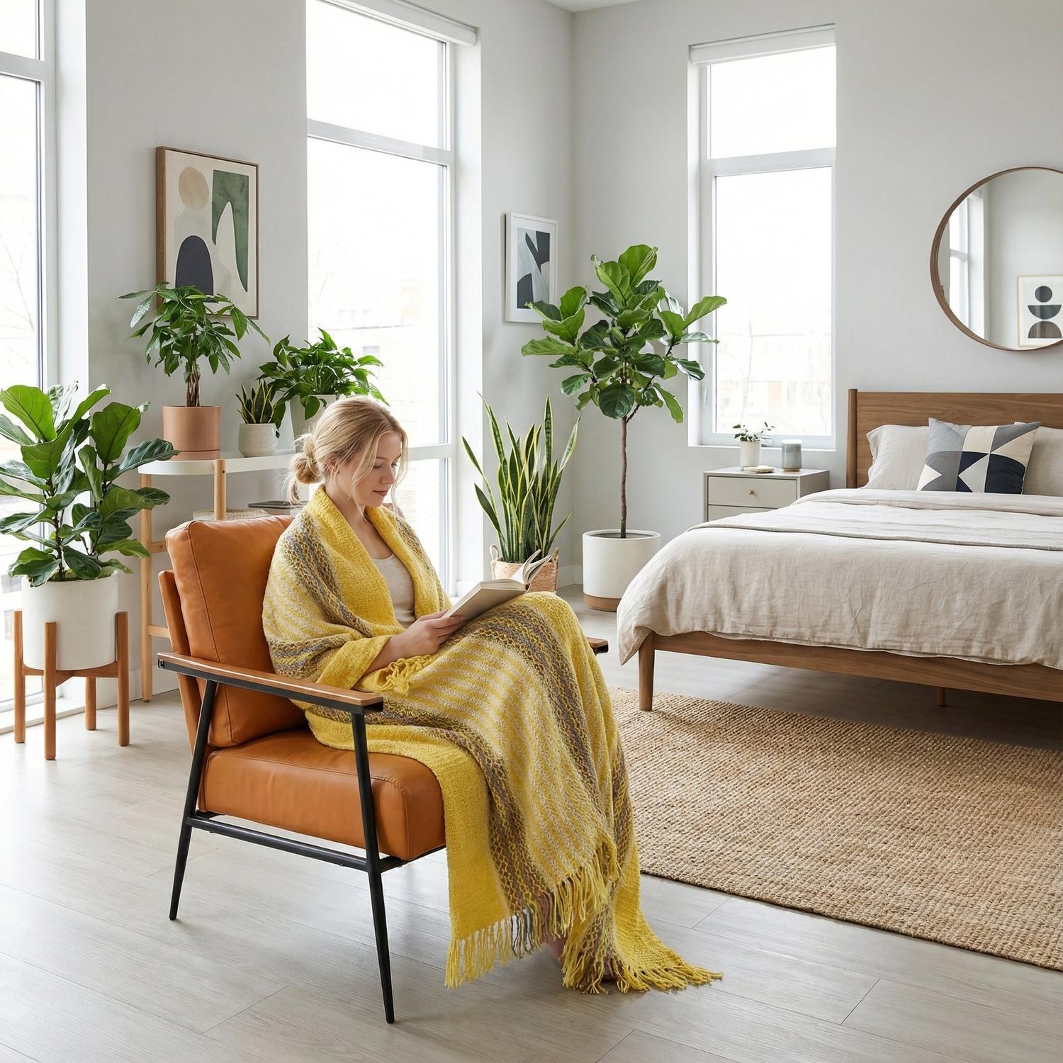 Nordic Charm Throw Blanket