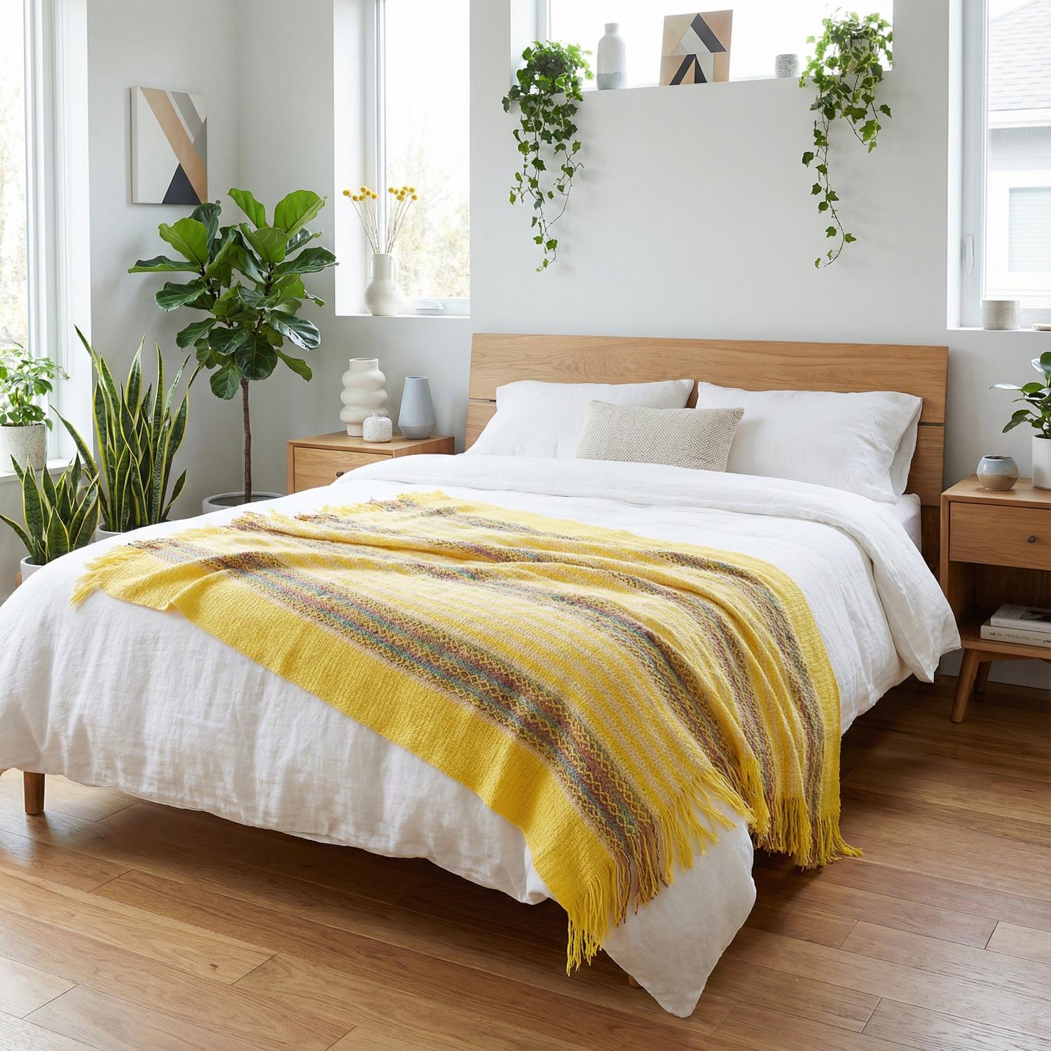 Nordic Charm Throw Blanket