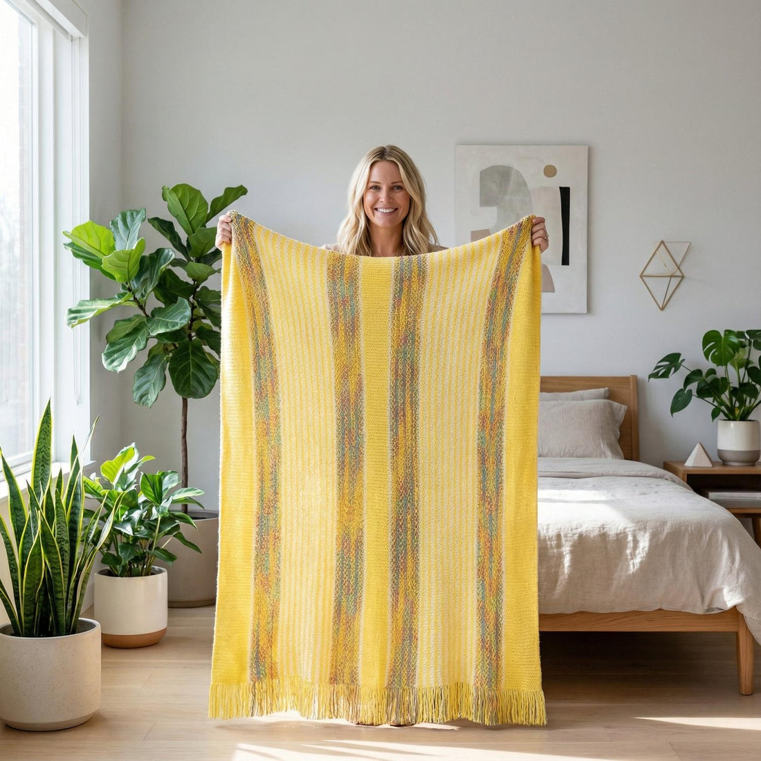 Nordic Charm Throw Blanket