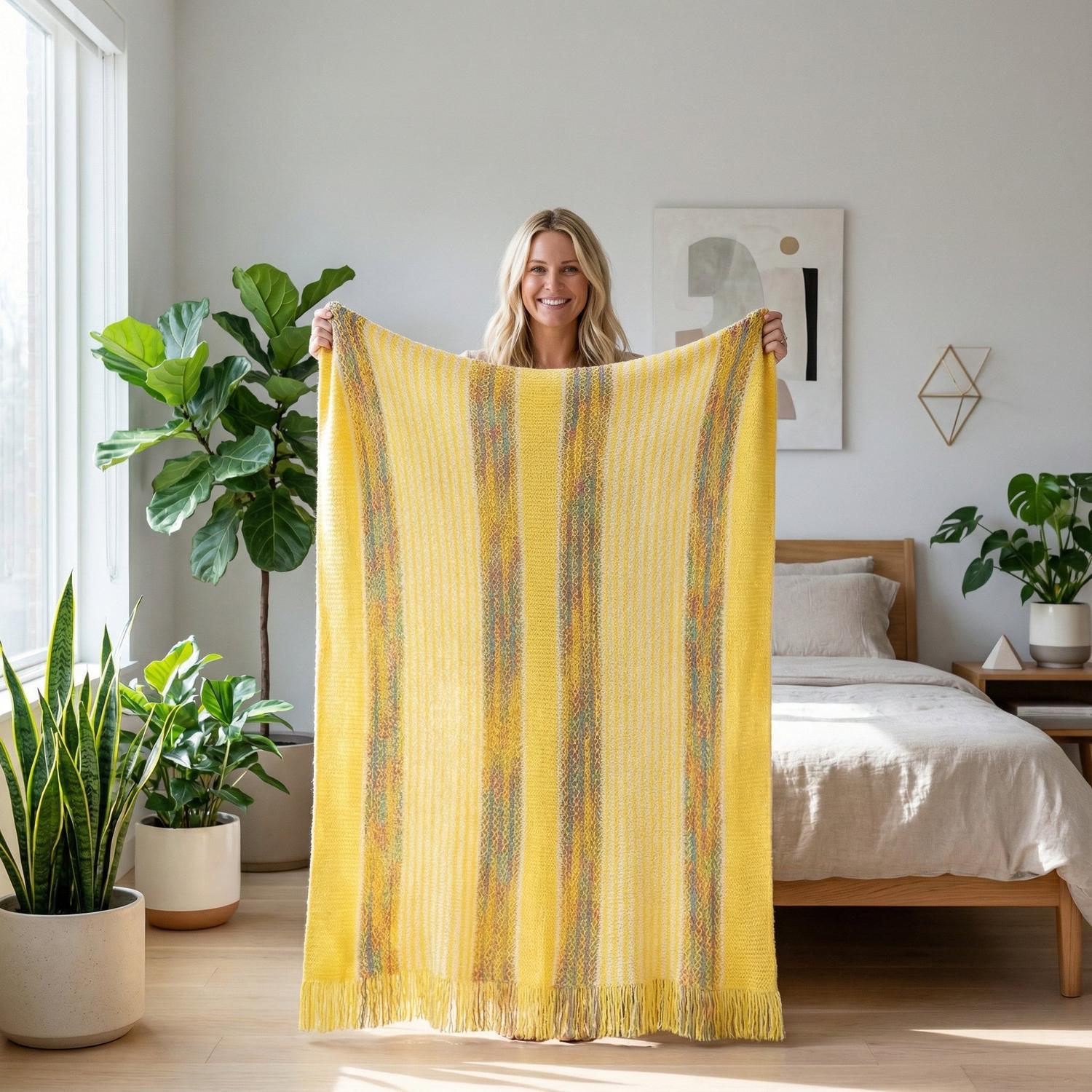 Nordic Charm Throw Blanket