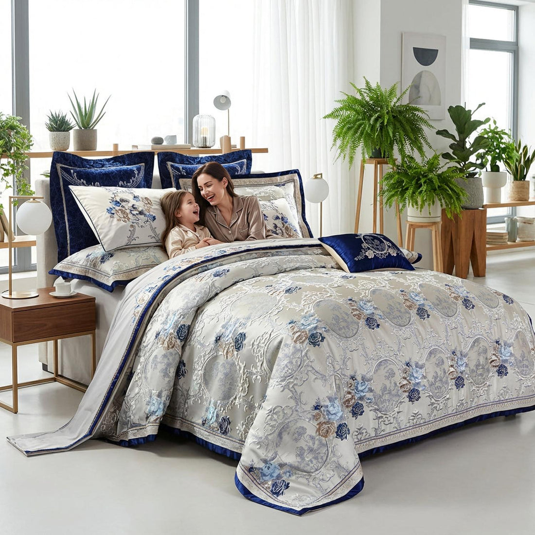 Olivia | Luxurious Jacquard Bedding Set