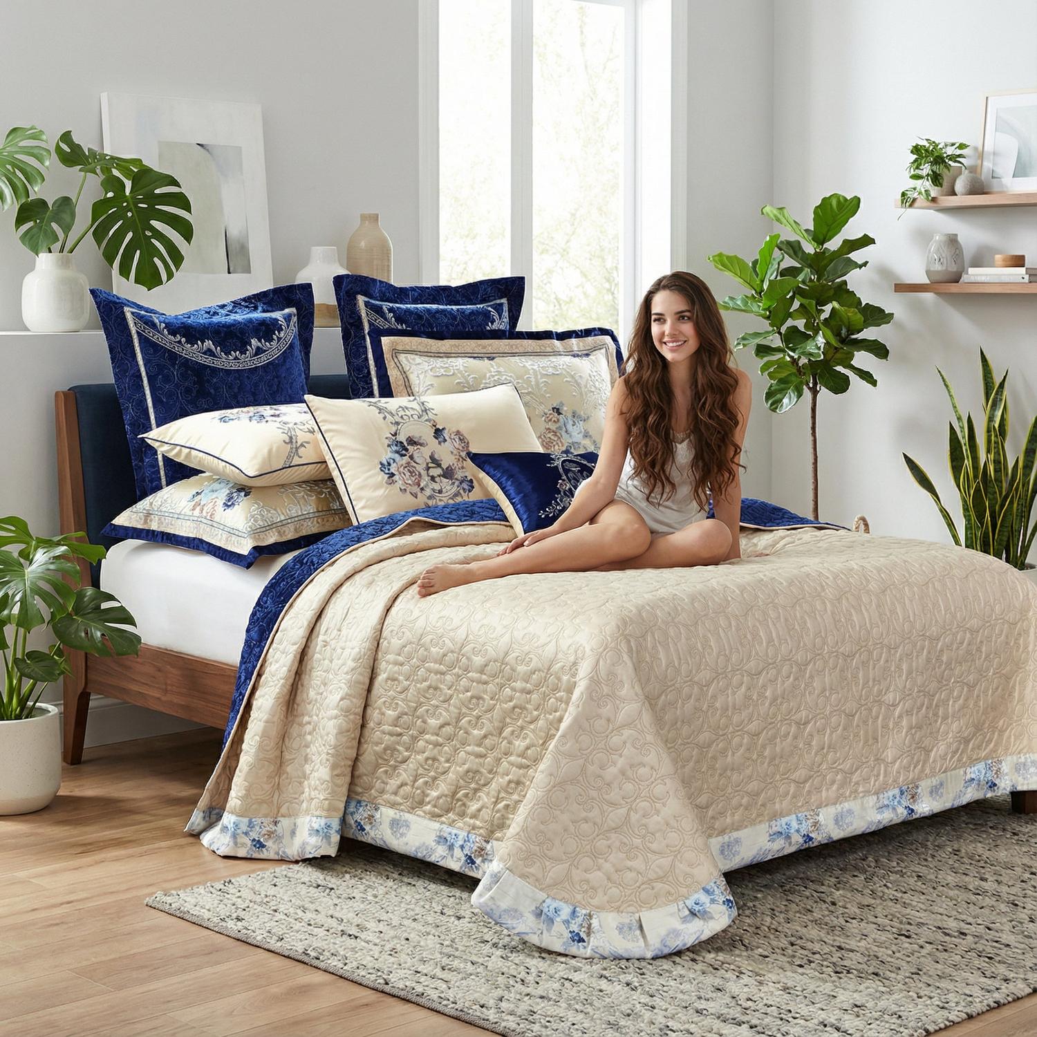 Olivia | Luxurious Jacquard Bedding Set