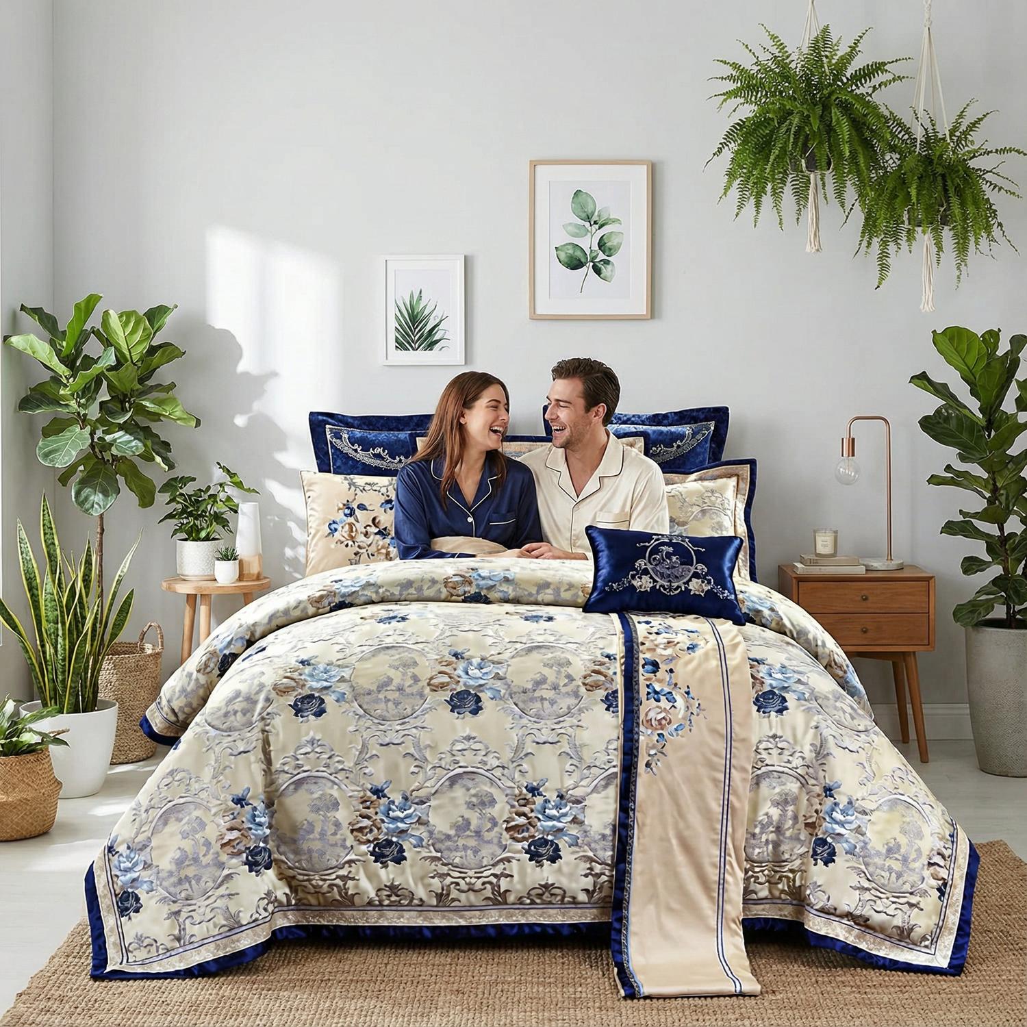 Olivia | Luxurious Jacquard Bedding Set