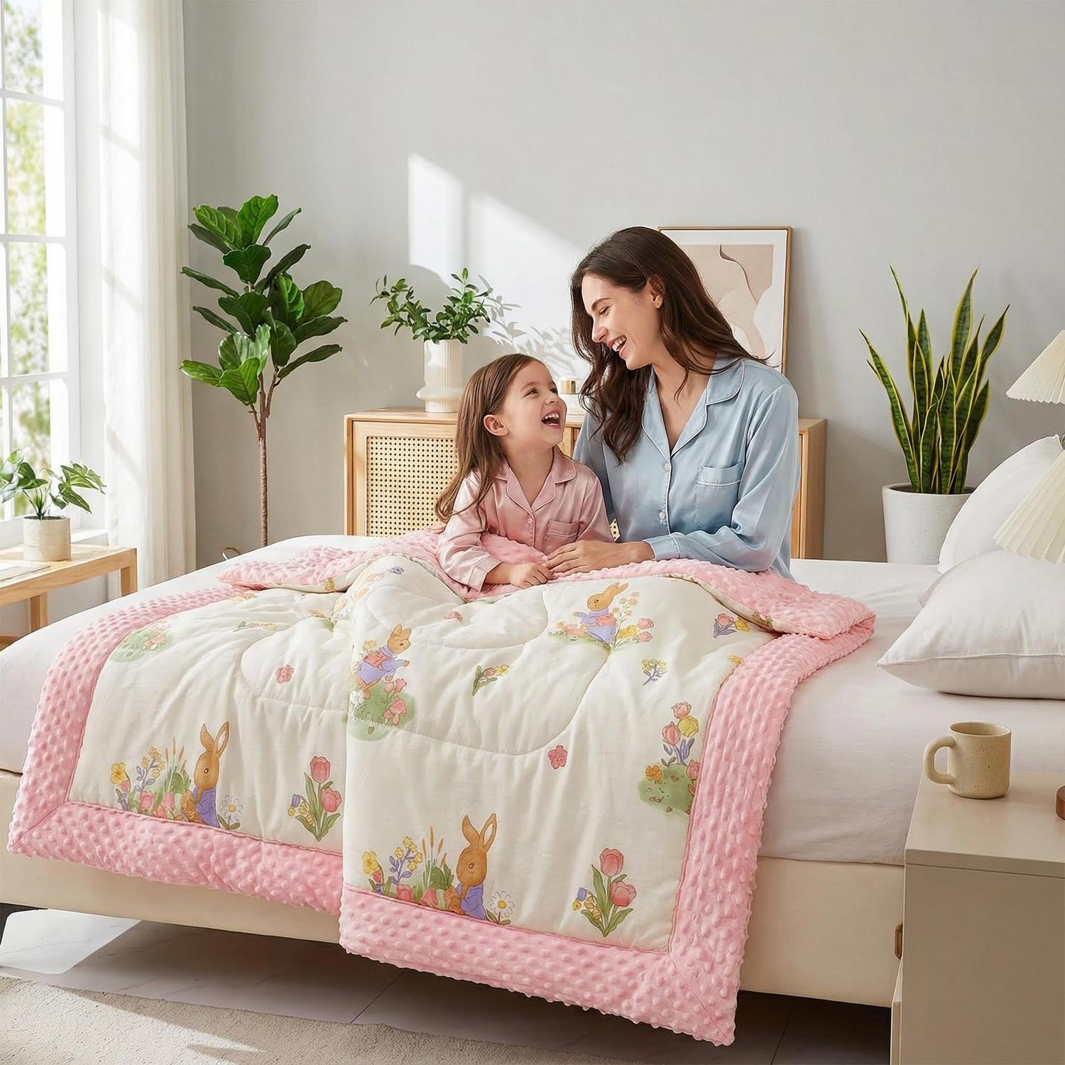 Velvet Winter Quilt for Dormitory Use