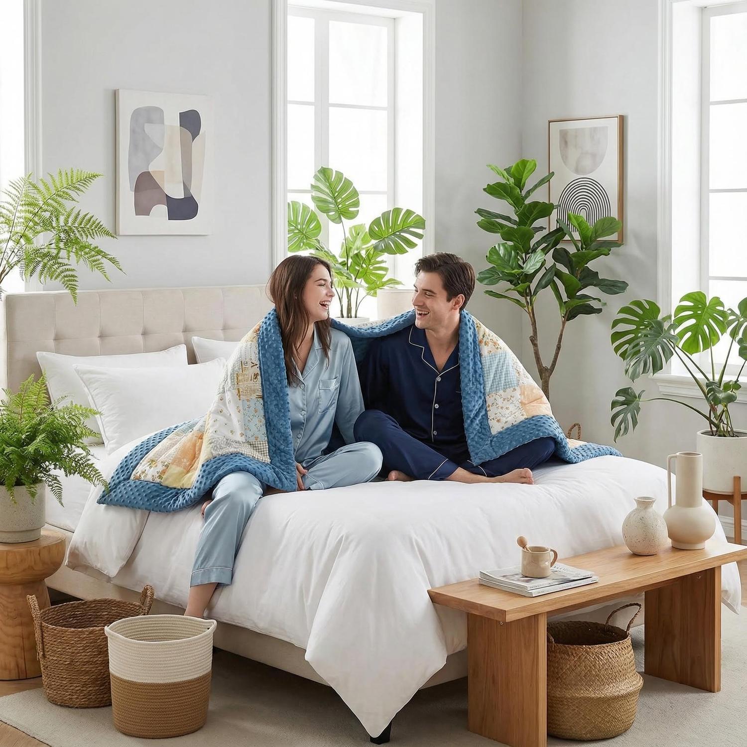 Velvet Winter Quilt for Dormitory Use